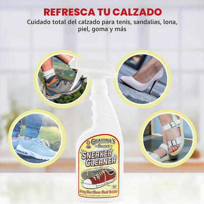Sneaker Cleaner Spray / Limpiador para Zapatillas Medios Mixtos y Pastas Texturizadoras Grandma&