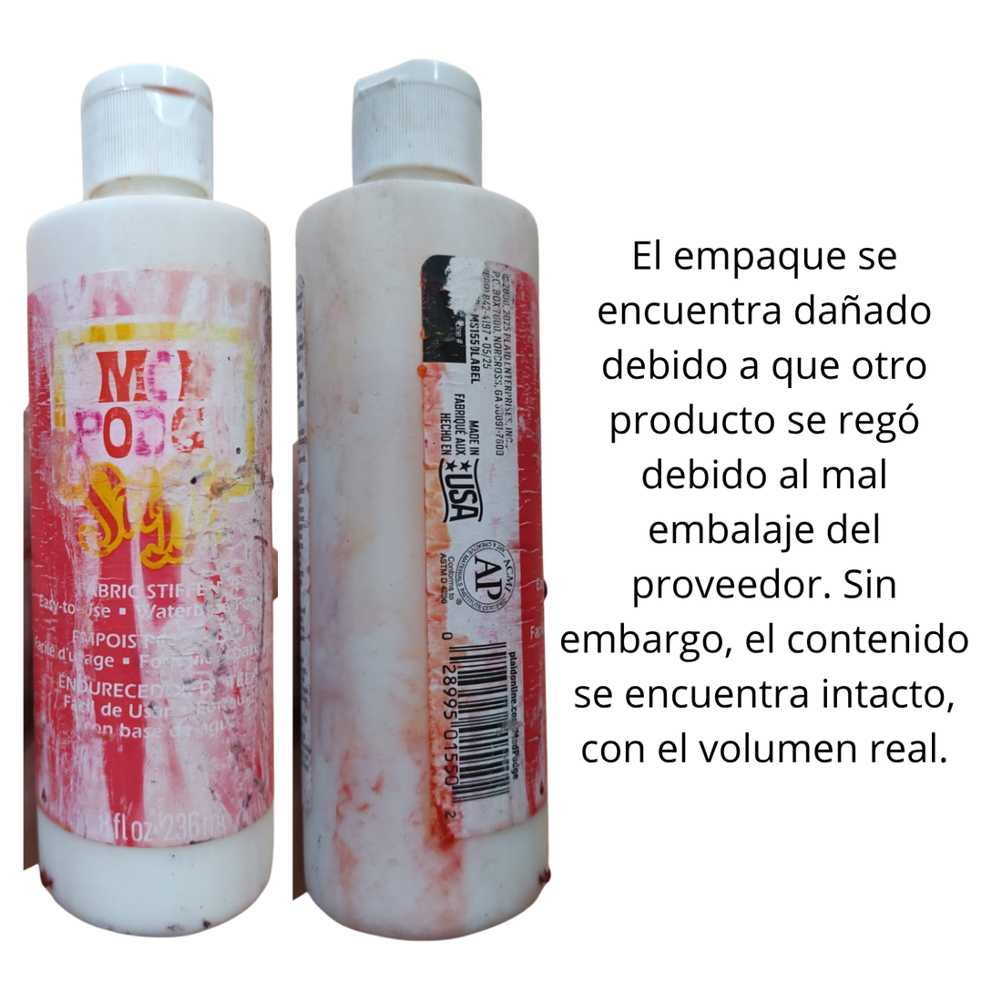 EA Mod Podge Stiffy Fabric Stiffener / Endurecedor de Telas