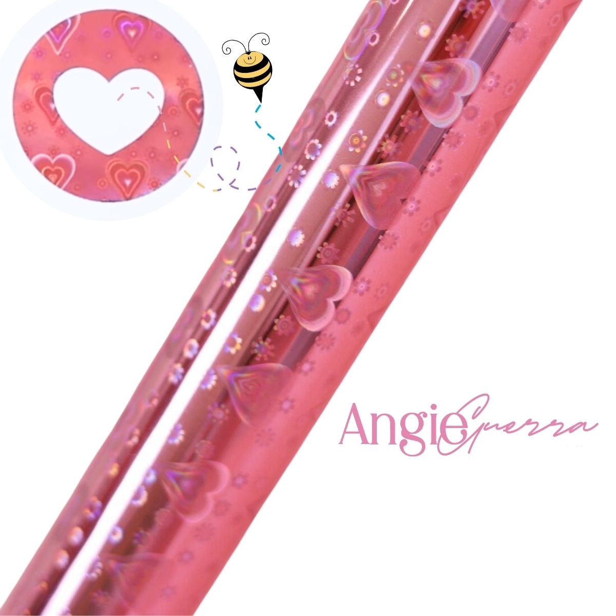 Foil para Tinta Toner Sweet Love 3m. Foil Reactivo Angie Guerra