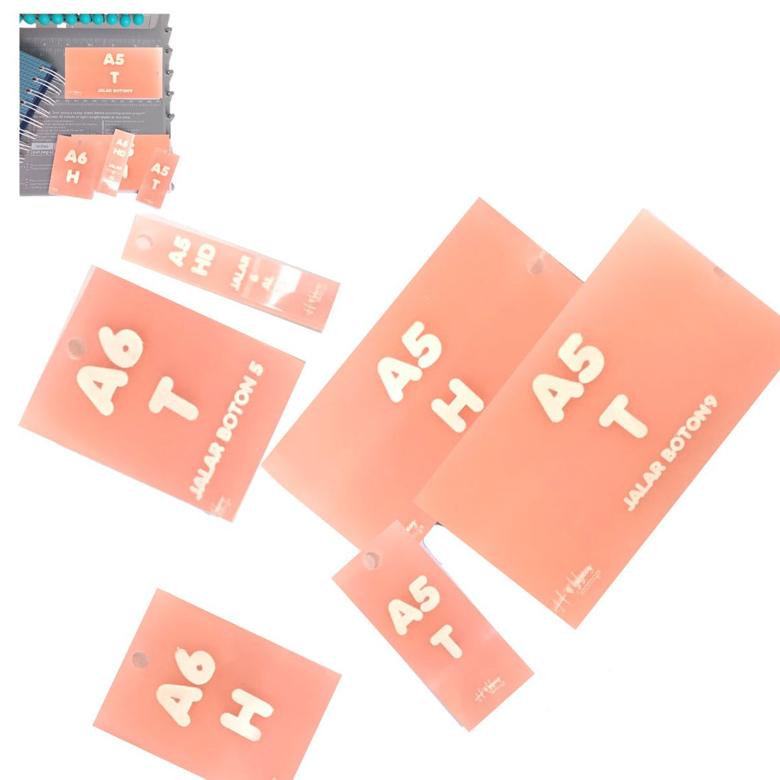 Topes para Cinch Color Rosa Pastel Accesorios Hobbees