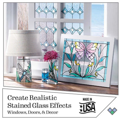 Gallery Glass Paint Platinum / Pintura para Vitral Platino Vitral Folk Art