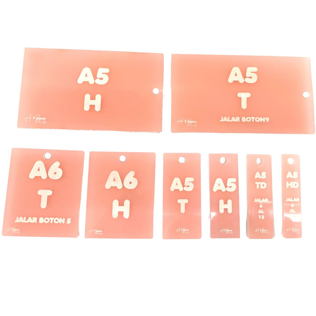 Topes para Cinch Color Rosa Pastel Accesorios Hobbees