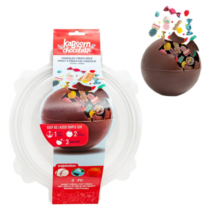 Chocolate Piñata Mold Ball / Molde para Piñata de Pelota Grande de Chocolate Repostería American Crafts