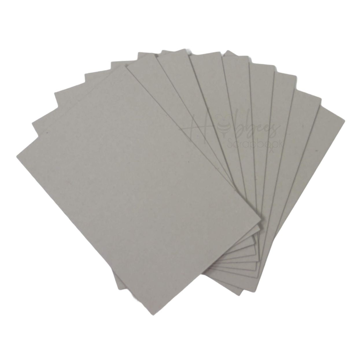 10 Piezas Cartón Gris para Libretas A5 Encuadernacion Hobbees