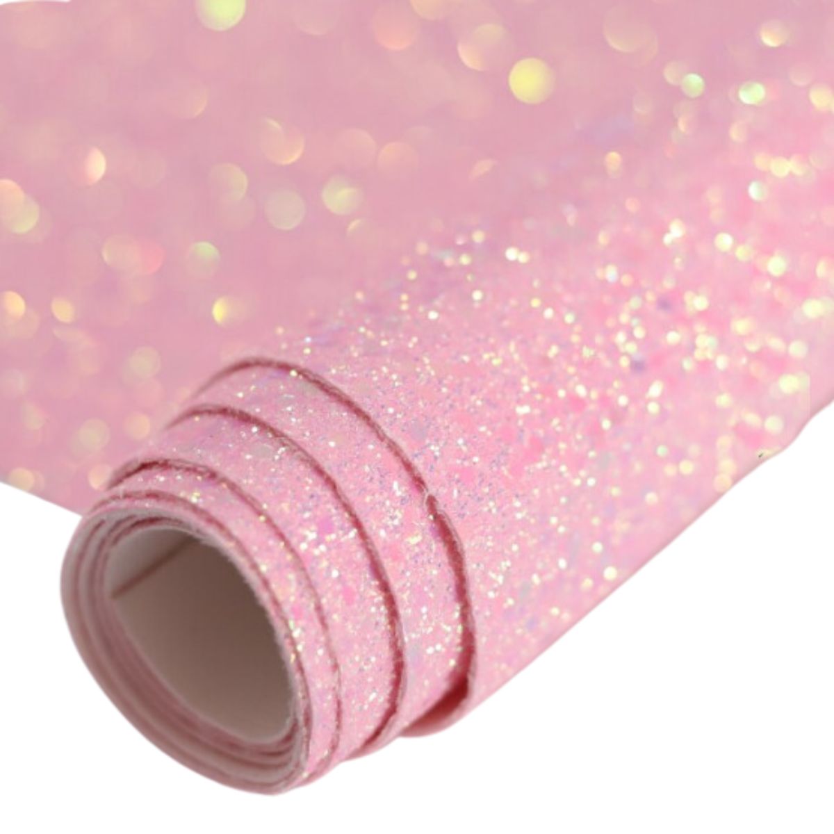 Vinipiel Chunky Glitter Rosa Descontinuado Angie Guerra