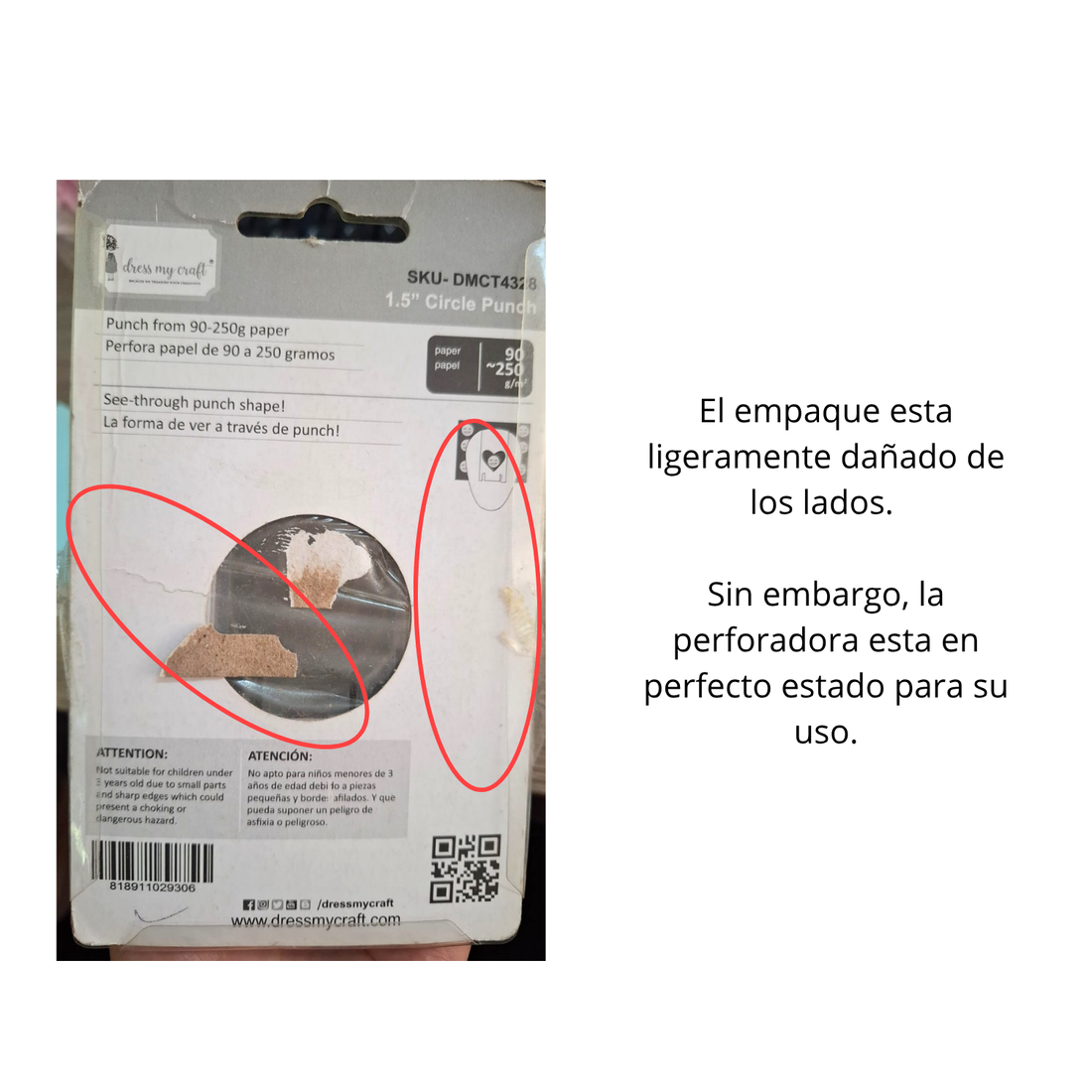 EA Circle Punch 1.5" / Perforadora de Círculo 3.8 cm Perforadoras Dress My Craft
