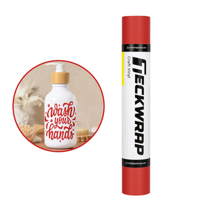 Economical Series Matte Vinyl Red / Vinil Adhesivo Mate Rojo Viniles Teckwrap