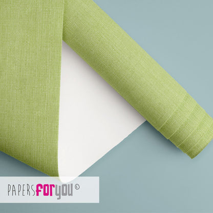 Lino Español para Encuadernación Verde Manzana Encuadernacion Papers For You
