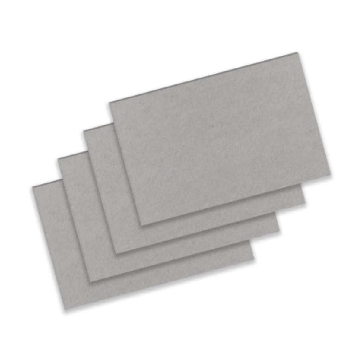 10 Piezas Cartón Gris para Libretas 1/4 Carta Encuadernacion Hobbees