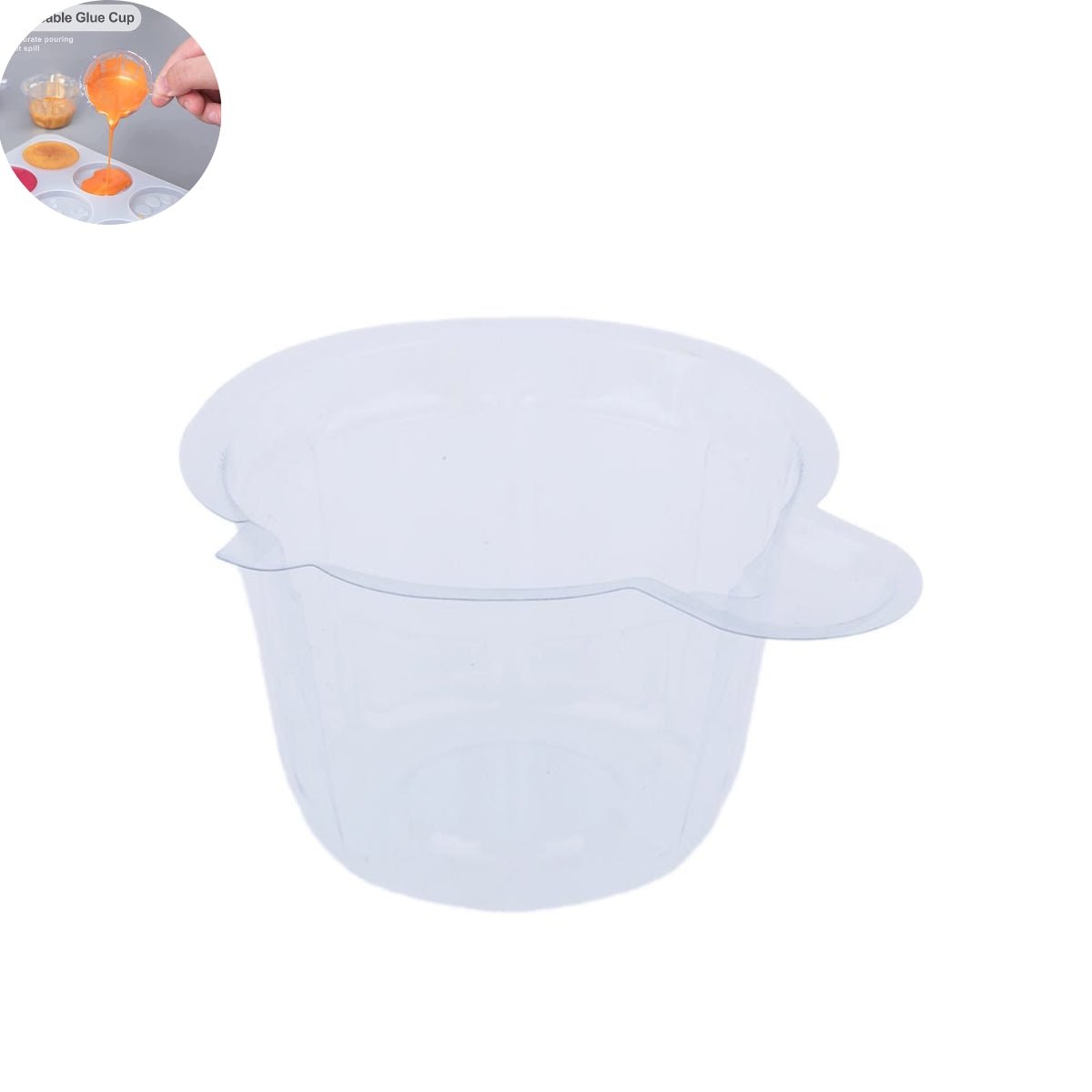 10 Vasitos Dispensadores Desechables para Resina Resina Epóxica y Accesorios Hobbees