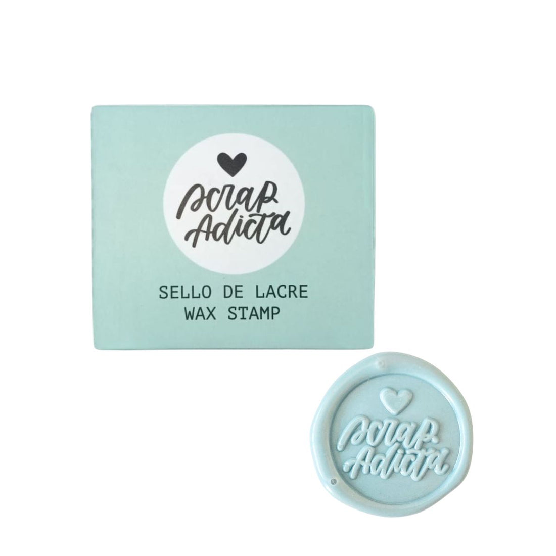 Sello para Lacre "Scrap Adicta" Sellos Mintopía