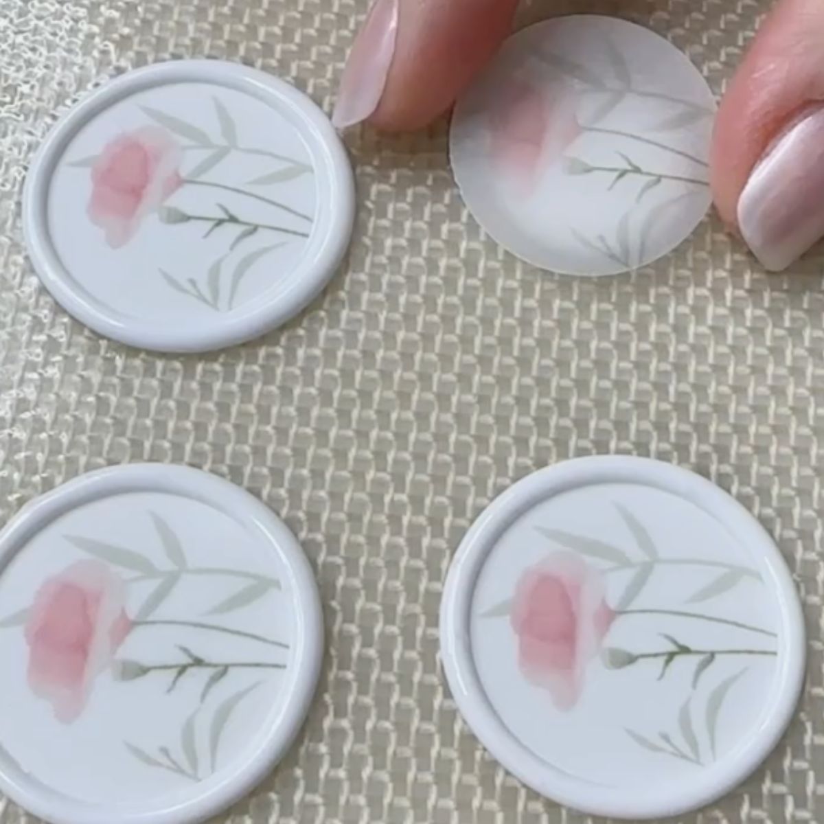 Sello para Lacre "Circulo Neutro 3cm" Sellos Mintopía