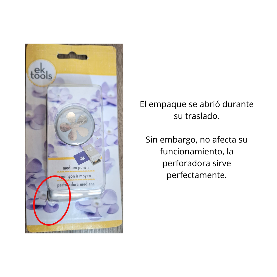 EA Retro Flower Medium Punch / Perforadora de Flor Perforadoras Ek Success
