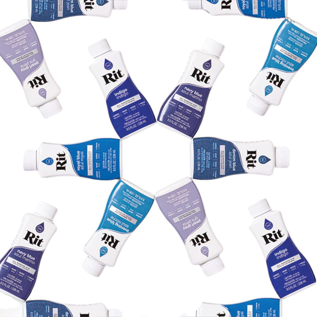 Rit Dye Liquid Navy Blue / Líquido para Teñir Azul Marino Pintura para Tela Rit