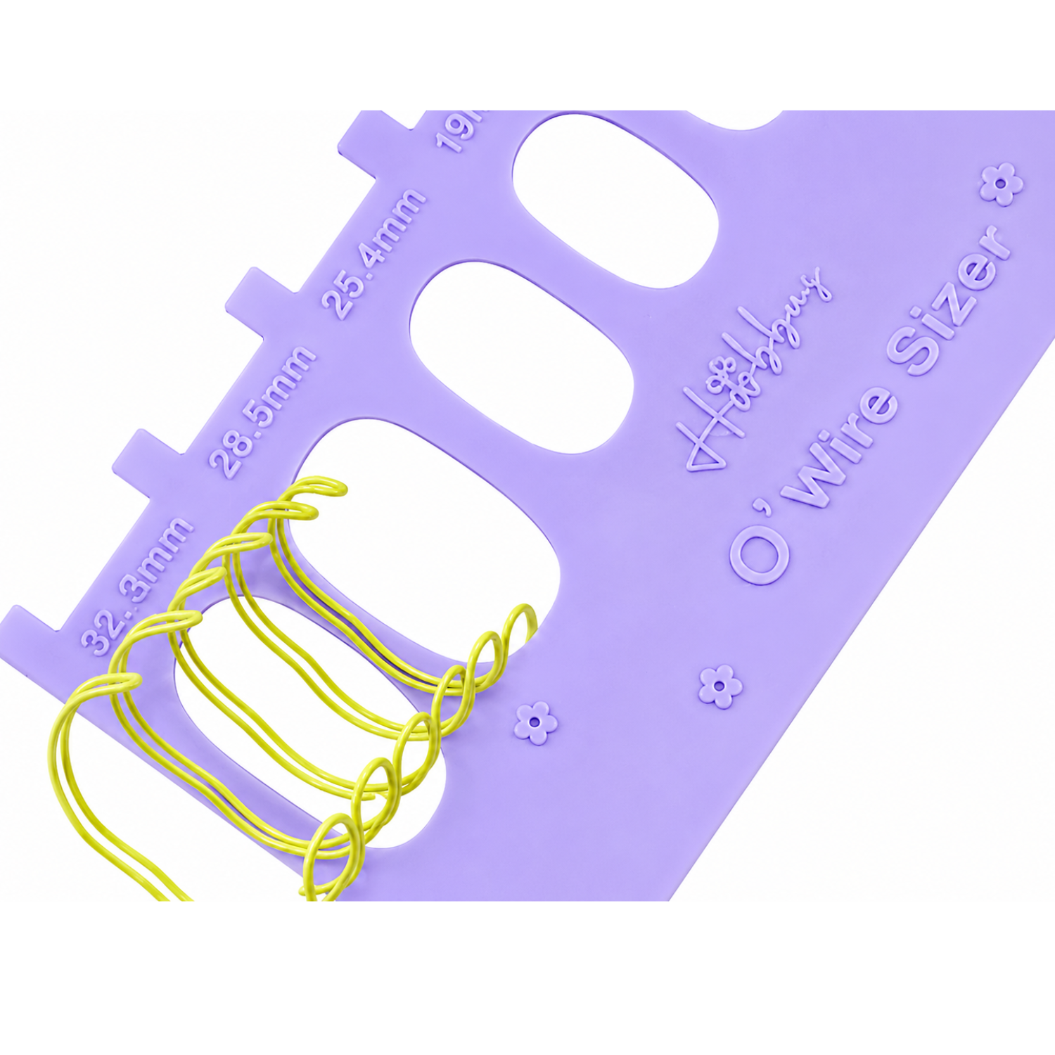 Guía Selector De Arillos Lila O-Wire Sizer