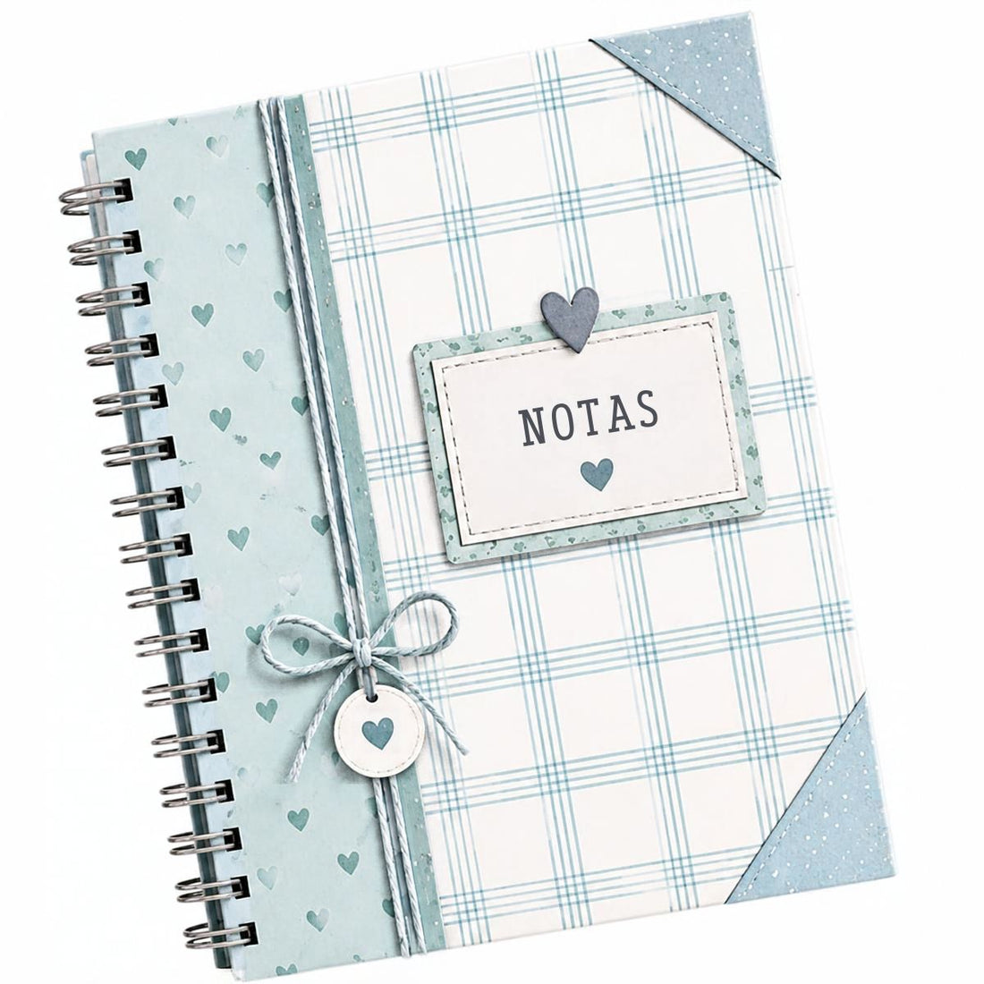 Blue Plaid Double-Sided Cardstock / Cartulina Estampada Doble Cara Cuadros Azules 12 x 12"