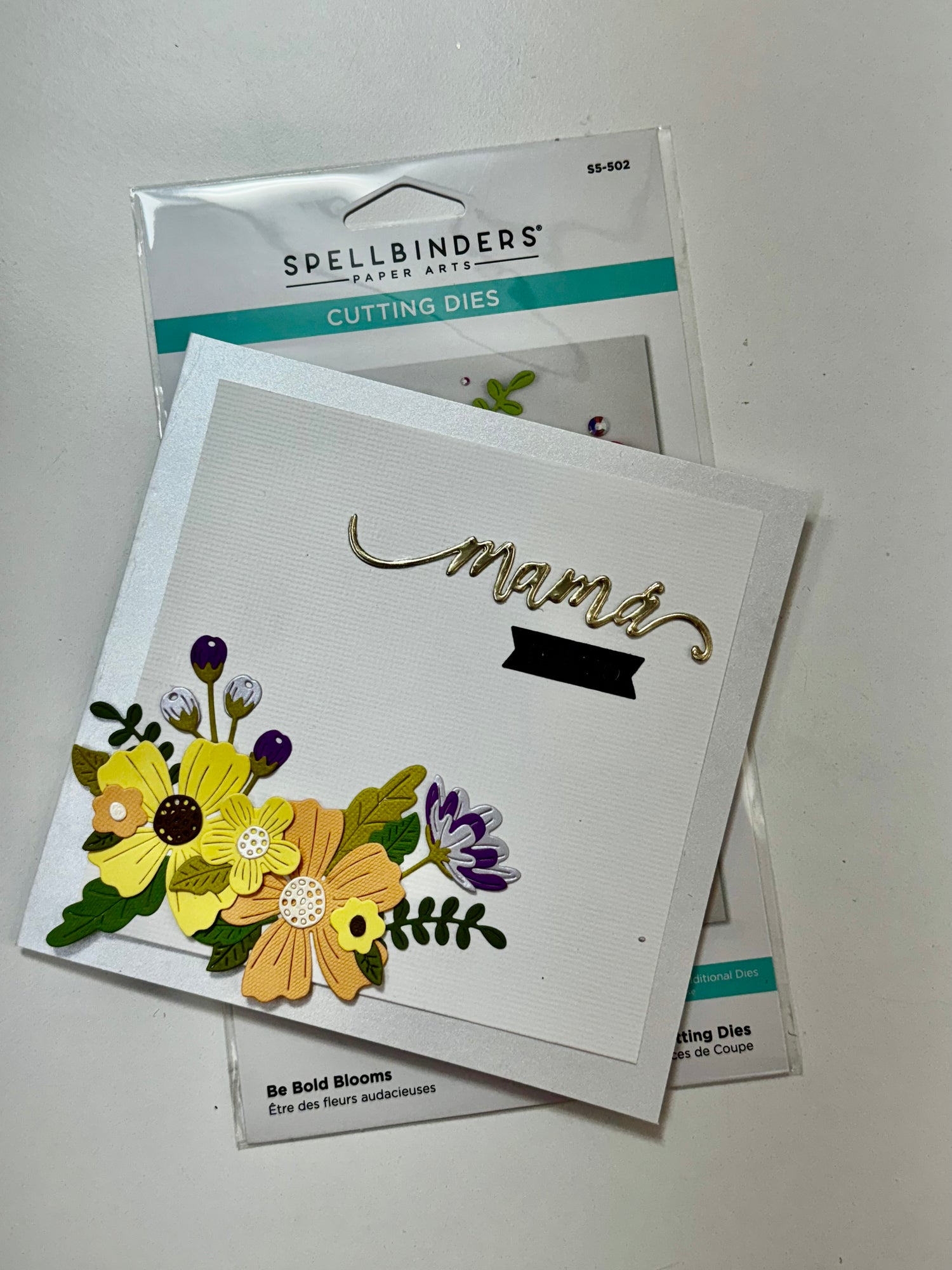 Be Bold Blooms Etched Dies / Suaje de Flores Dados de Corte / Suajes / Troqueles Spellbinders
