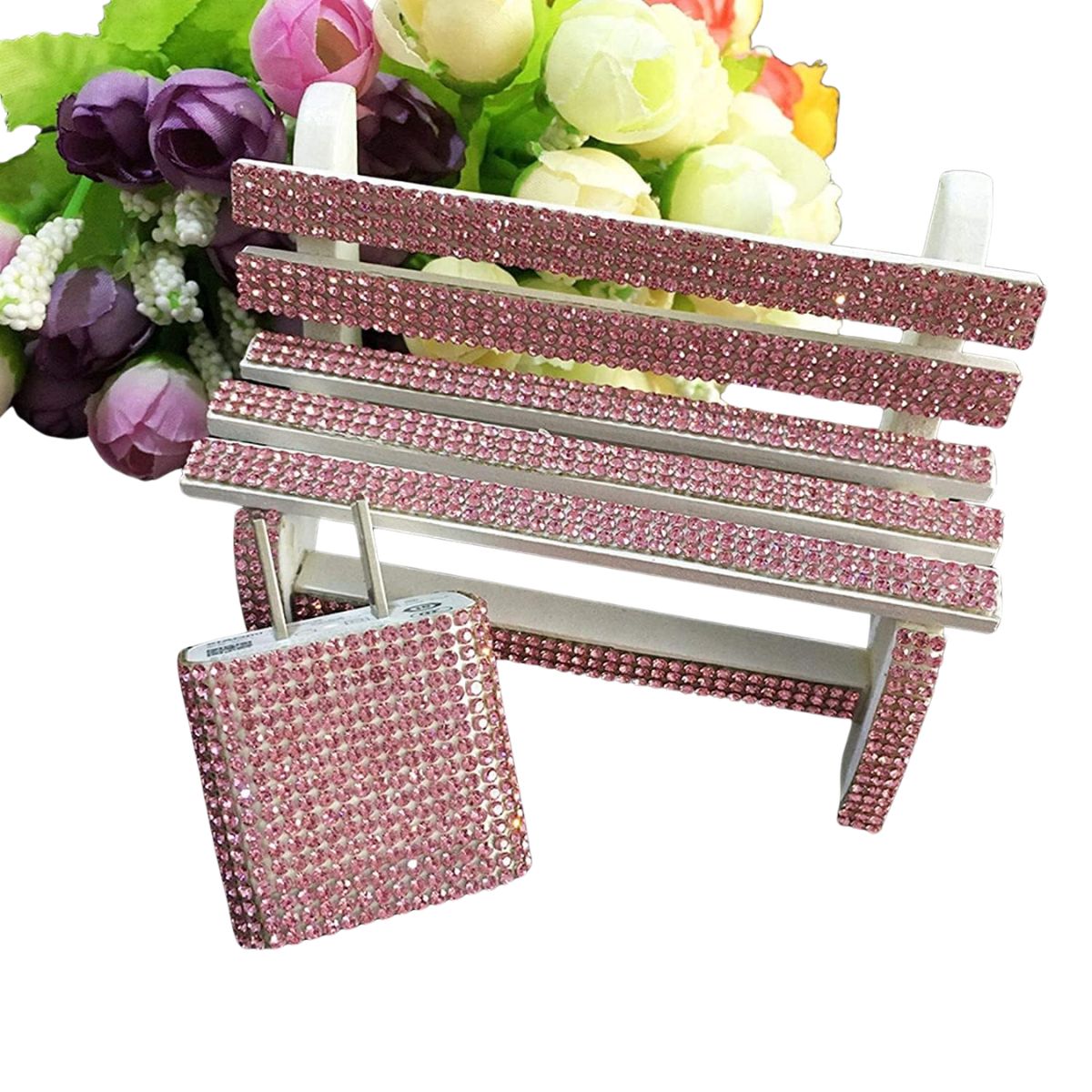 Hoja de Cristales Autoadhesiva Color Rosa Adornos / Embellishments Hobbees