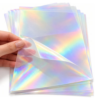 5 Hojas de Laminado en Frío Holográfico Liso Acetato y Especializados Hobbees