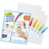 Color Wonder Mess Free Paintbrush Pens / Cuaderno de Hojas y Plumones Mágicos Manualidades para Niños Crayola