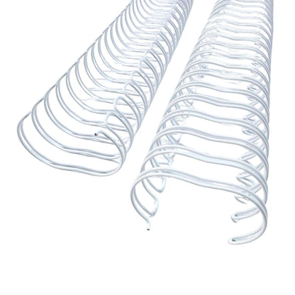 10 Espirales Metálicos Journelle Blancos 1 1/4” Arillos para Engargolar Angie Guerra &amp; Hobbees