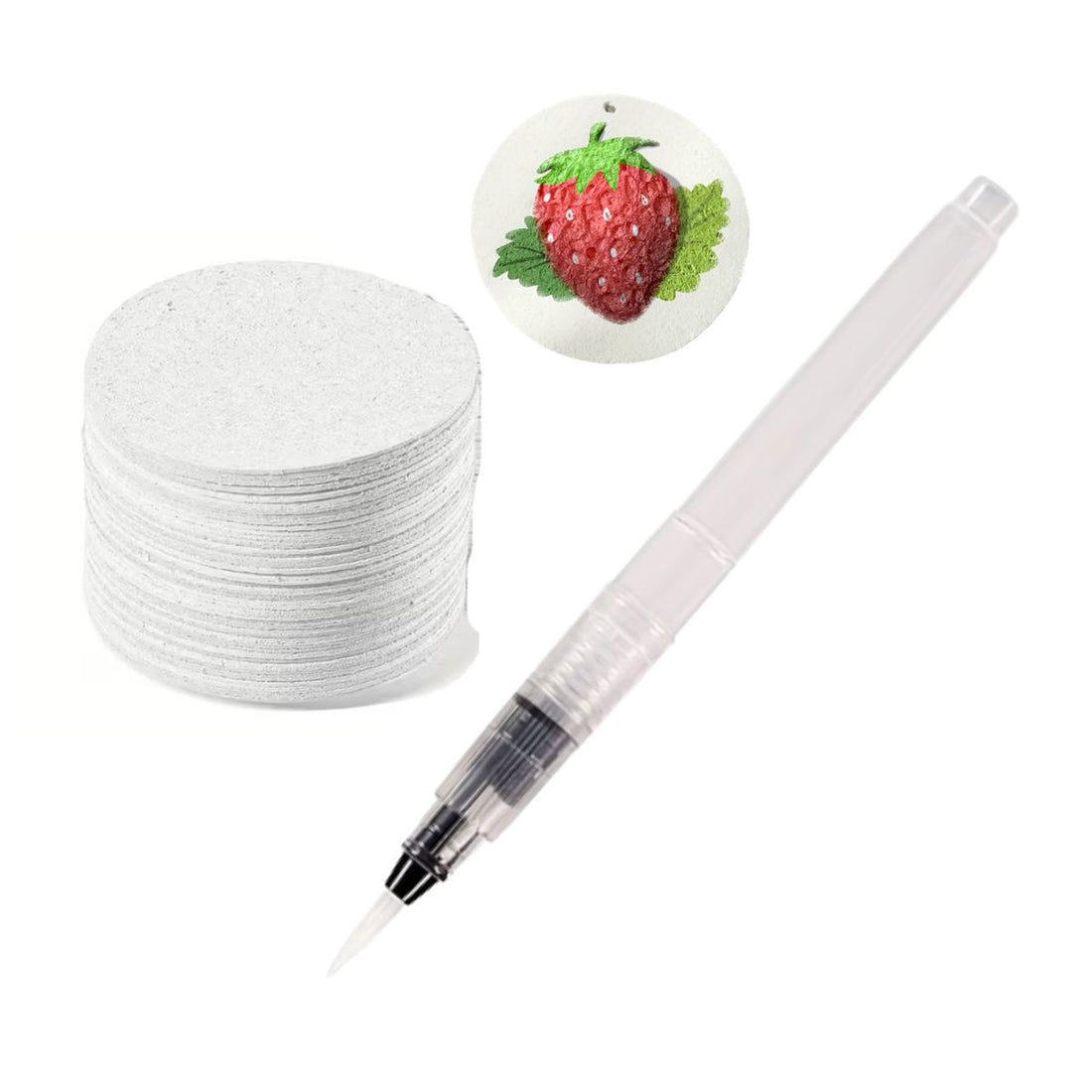 Kit Esponja Mágica 3D + Pincel de Agua Dibujo Hobbees