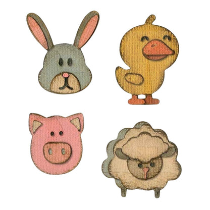 Tim Holtz Sidekick Critters Dies / Suajes de Animales Sidekick Descontinuado Sizzix