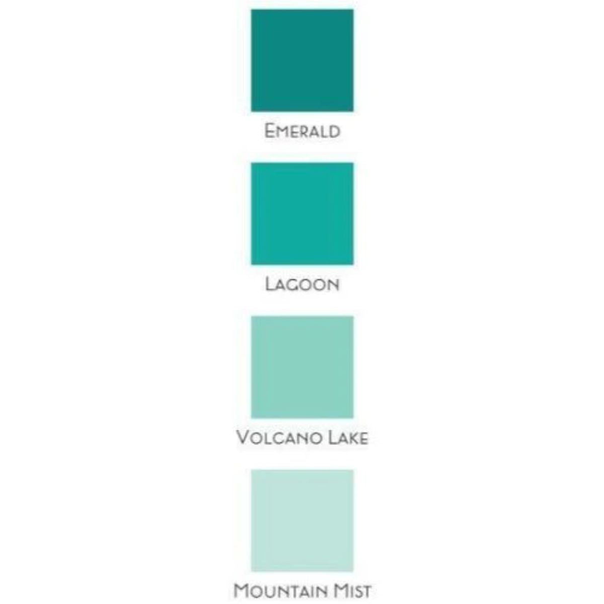 Sea Shore Crisp Dye Ink Oval Set / 4 Cojines de Tinta Azules y Verdes Descontinuado Altenew