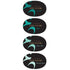 Sea Shore Crisp Dye Ink Oval Set / 4 Cojines de Tinta Azules y Verdes Descontinuado Altenew