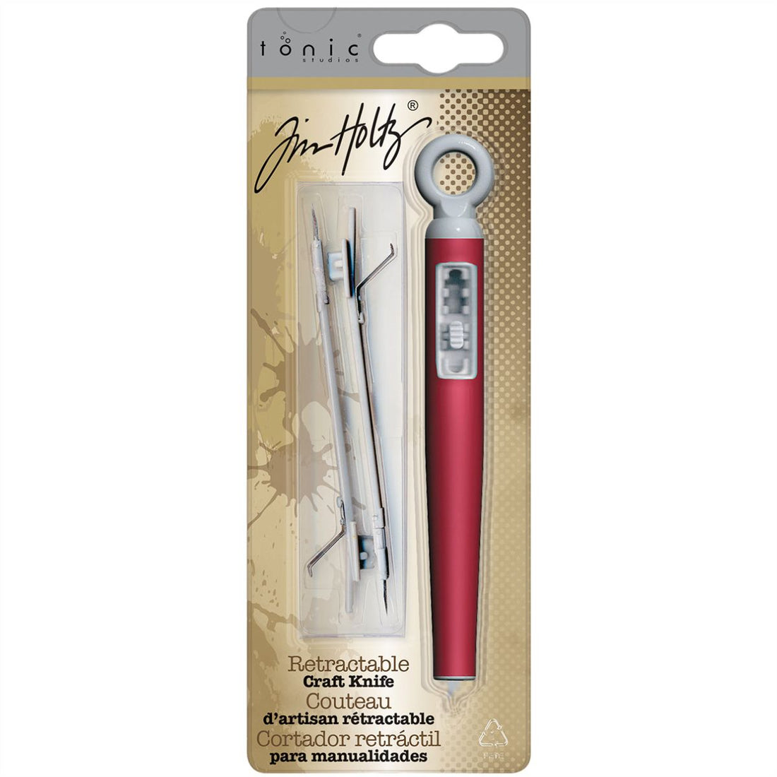 Retractable Craft Knife / Cortador Retráctil Para Manualidades Tijeras / Cutters Tim Holtz