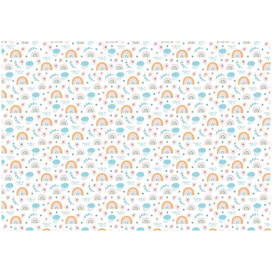 Lino Estampado Español para Encuadernación Rainbow Flowers Encuadernacion Papers For You