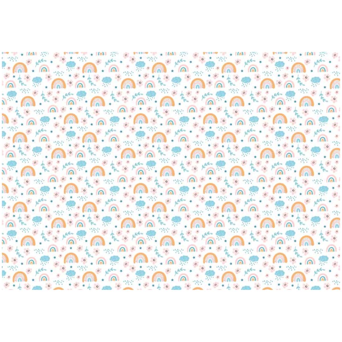 Lino Estampado Español para Encuadernación Rainbow Flowers Encuadernacion Papers For You