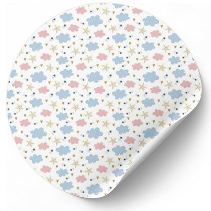 Lino Estampado Español para Encuadernación Clouds and Stars Encuadernacion Papers For You