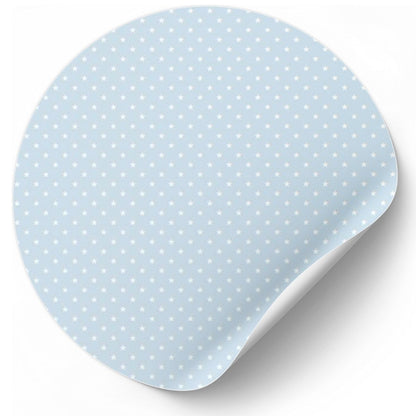 Lino Estampado Español para Encuadernación Estrella Blanca Azul Bebe Encuadernacion Papers For You