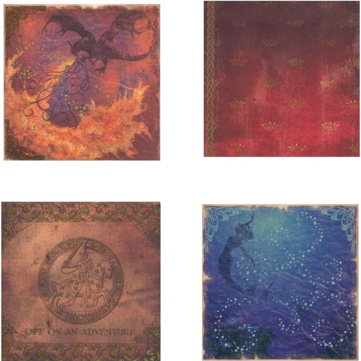 Once Upon A Time Stack 12"/ Block de Papel Cuento de Hadas Papel DCWV