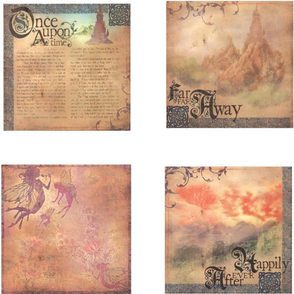 Once Upon A Time Stack 12"/ Block de Papel Cuento de Hadas Papel DCWV