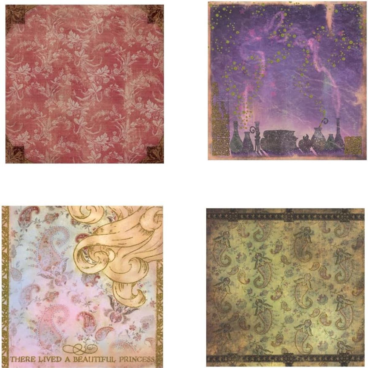 Once Upon A Time Stack 12"/ Block de Papel Cuento de Hadas Papel DCWV