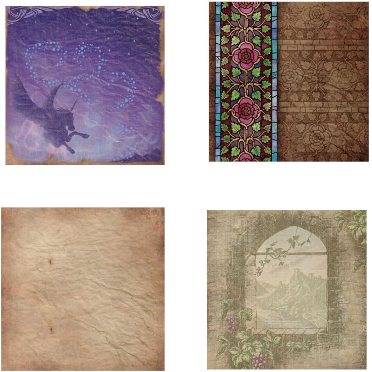 Once Upon A Time Stack 12"/ Block de Papel Cuento de Hadas Papel DCWV