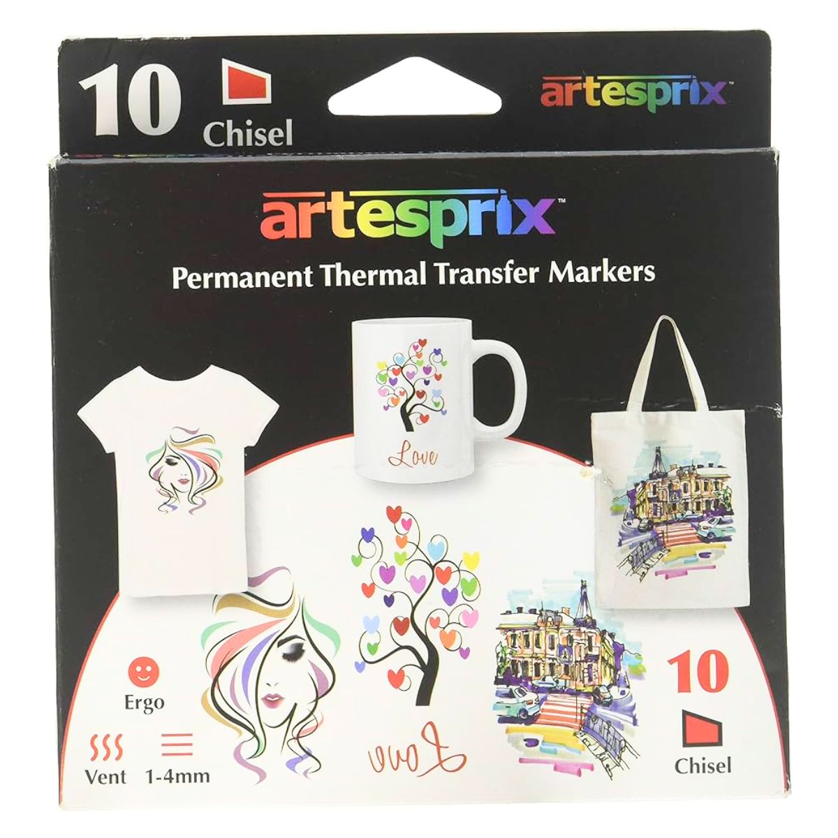 Iron-On-Ink Sublimation Markers / Marcadores para Sublimación Marcadores &amp; Plumones Artesprix
