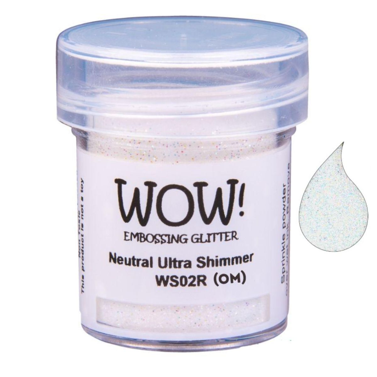 Neutral Ultra Shimmer Embossing Powder / Polvo de Embossing Tornasol Descontinuado Wow!
