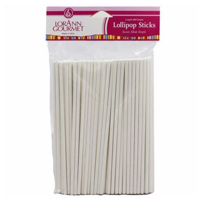 Small Sucker Sticks / Palitos para Paletas Repostería Lorann Gourmet