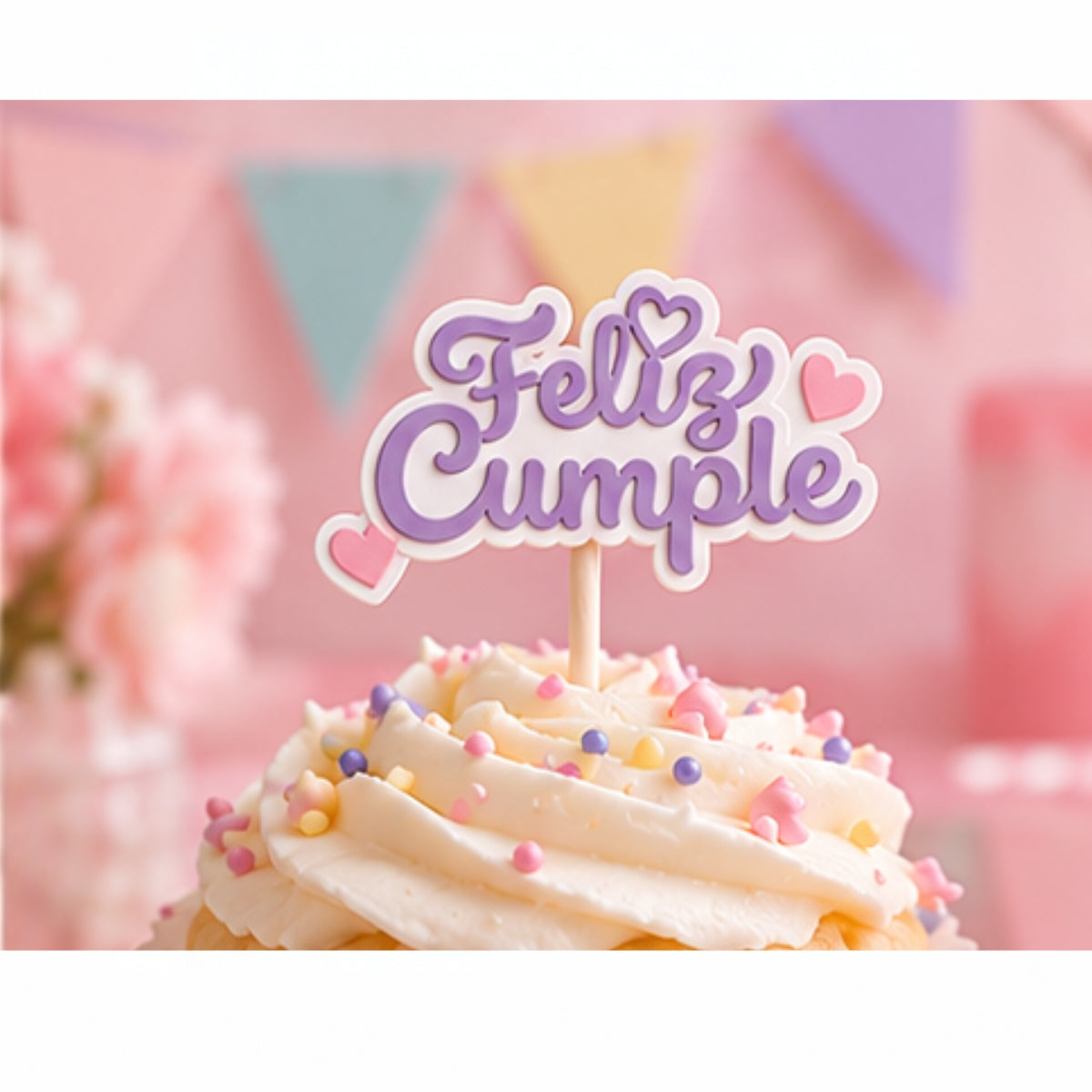 Suaje de Feliz Cumple con Corazón Dados de Corte / Suajes / Troqueles Hobbees