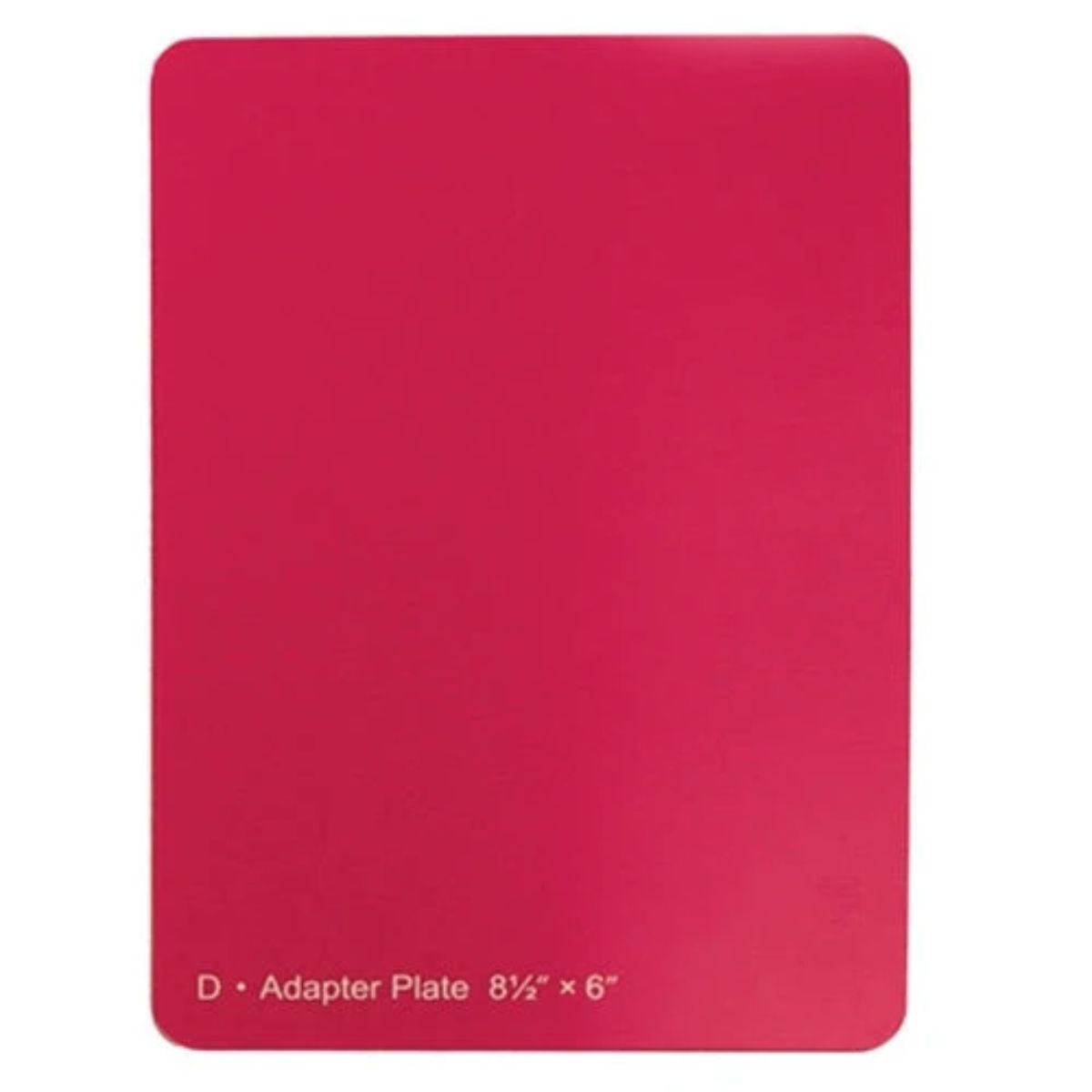 Grand Calibur Junior Raspberry Spacer Plate 8.5" x 6" / Placa para Troqueladora Accesorios para Suajadoras Spellbinders