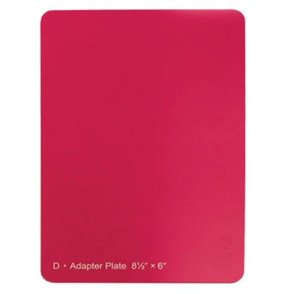 Grand Calibur Junior Raspberry Spacer Plate 8.5" x 6" / Placa para Troqueladora Accesorios para Suajadoras Spellbinders