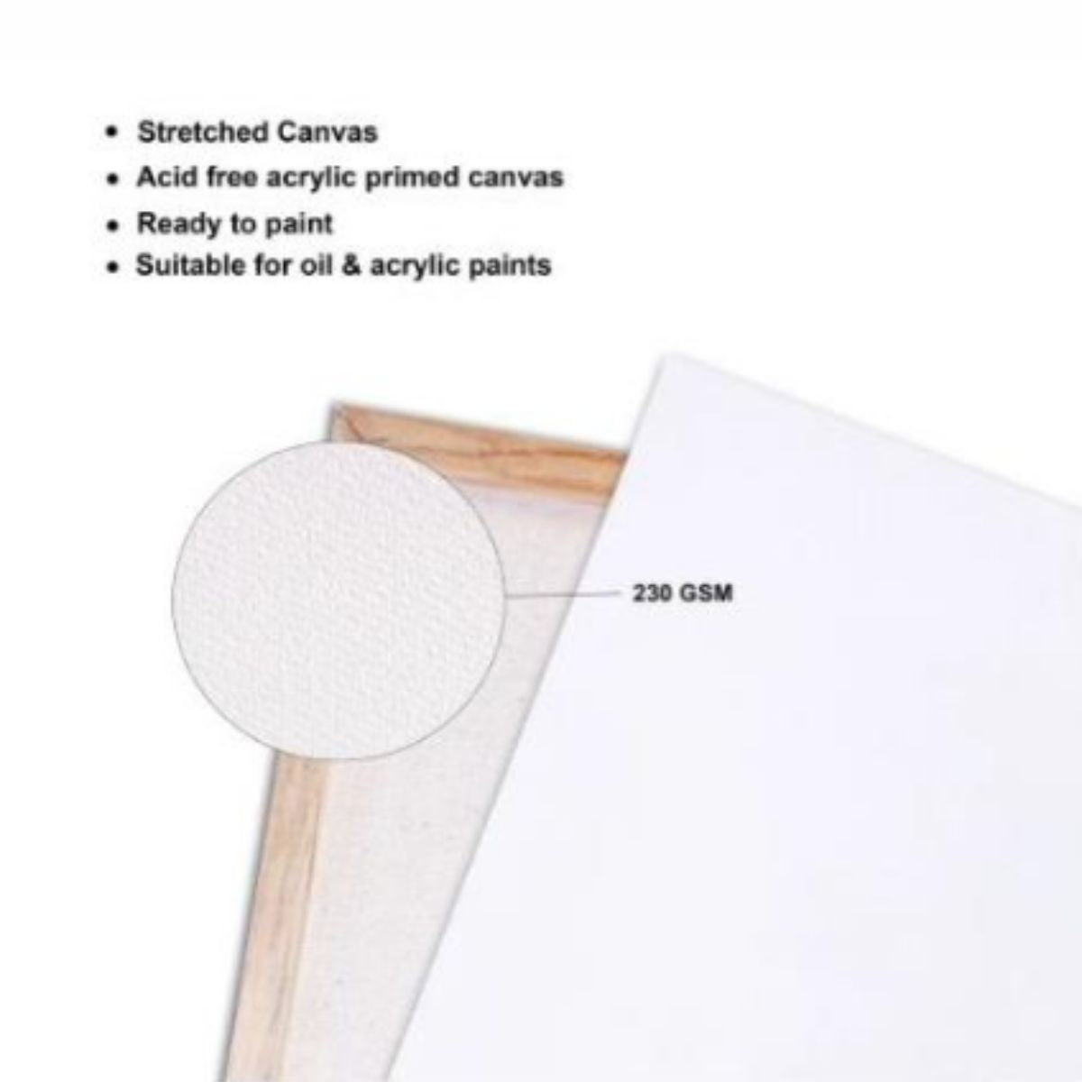 Wooden Mini Easel With Canvas 4.5" / 10 Mini Caballetes con Bastidor Lienzos Little Birdie