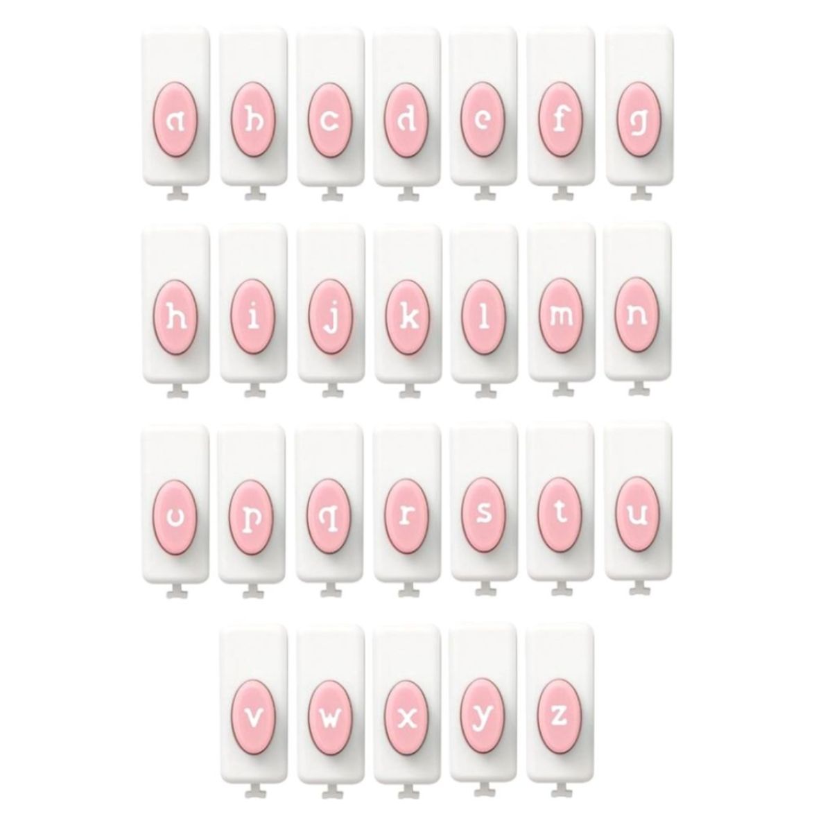 Word Punch Board Lowercase / Perforadora de Letras Minúsculas Perforadoras We R Memory Keepers