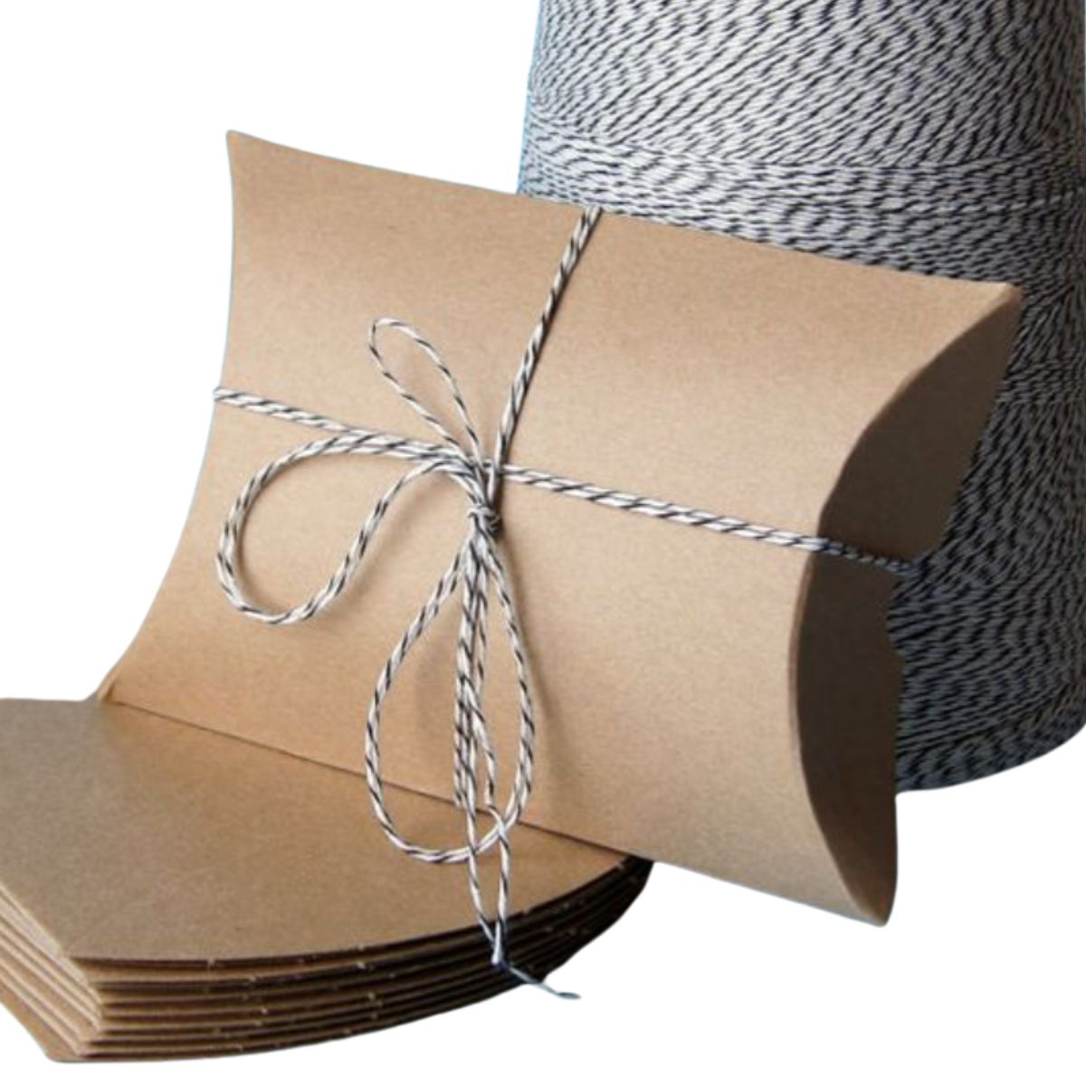 Kraft Pillow Boxes / 10 Cajitas de Almohada Listas Para Armar Cajitas para Armar Darice