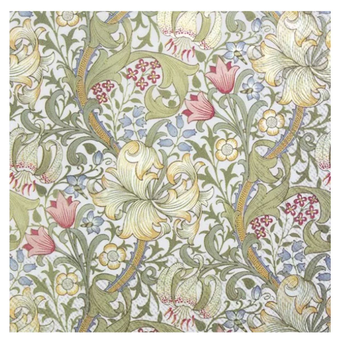 Servilleta de Papel Golden Lilly V&amp;A White 