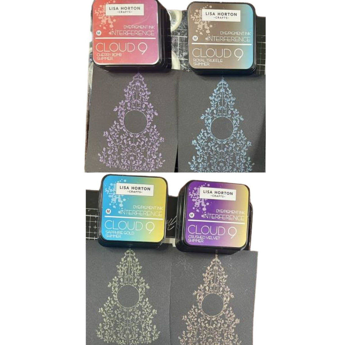 Interference Ink Pad Fruit Salad / Tinta De Interferencia Naranja-Dorado Tinta para Sellos Lisa Horton Crafts