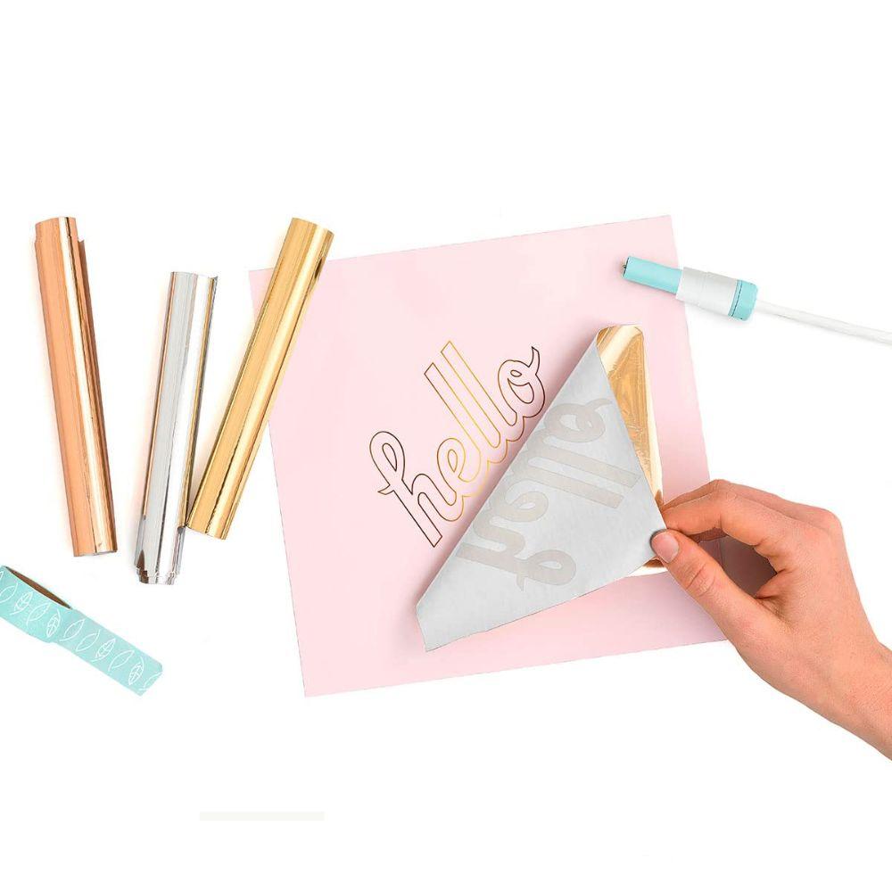 Foil Quill Sheets Gold / Hojas de Aluminio Reactivo 5 Colores Foil We R Memory Keepers